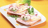 Myšky z vajíčka na toastu