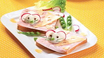 Myšky z vajíčka na toastu