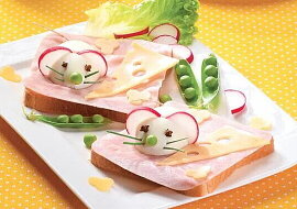 Myšky z vajíčka na toastu