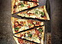 Pizza se sýrem s modrou plísní