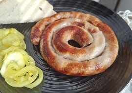 Vinná klobása z horkovzdušné fritézy