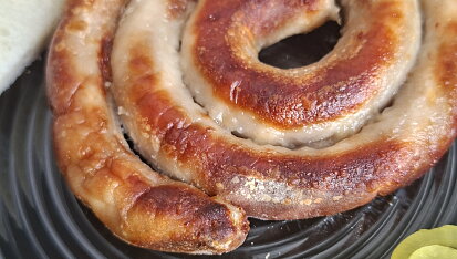 Vinná klobása z horkovzdušné fritézy