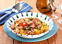 Fettuccine s kuřecím masem a cuketou