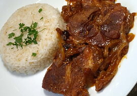 Krkovička " naostro" (Veľmi chutná úprava krkovičky)