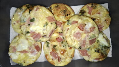 Rychlé slané muffiny bez mouky