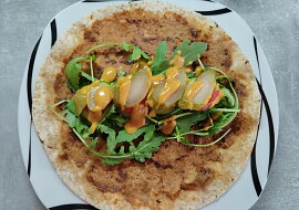Tortilla v burgerovém stylu