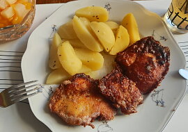 Kuřecí plátky v majolkovém kabátku