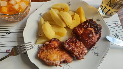 Kuřecí plátky v majolkovém kabátku