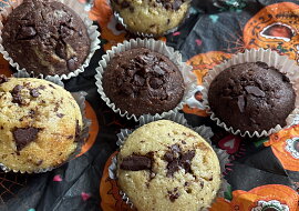 Muffiny s kousky čokolády