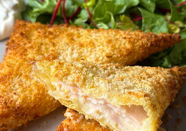 Smažák se šunkou z horkovzdušné fritézy