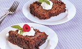 Brownies s lesním ovocem