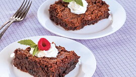 Brownies s lesním ovocem