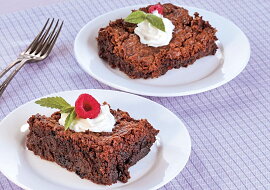 Brownies s lesním ovocem