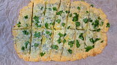 Sýrová pizza na celerovém těstě