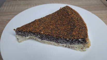 Makové řezy s podivným názvem Čuč na drát