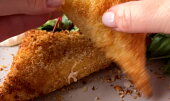Smažák se šunkou z horkovzdušné fritézy