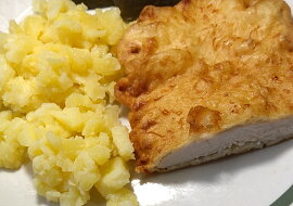 Vepřové řízečky v těstíčku (Mala som karé, pred namočením do cestíčka som trochu obalila v múke, obal držal.)