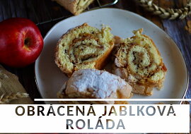Obrácená jablková roláda