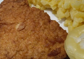 Řízky naruby z vepřové kýty (Zas trochu iné rezne. Mäkučké a výborné.)