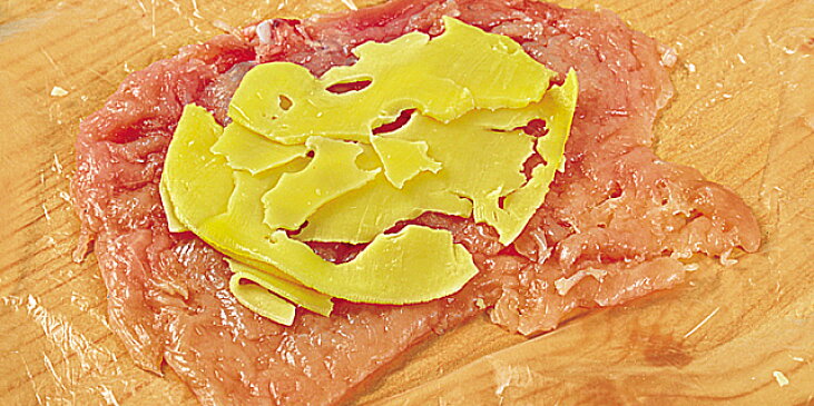 Kuřecí kapsa s pečeným bramborem