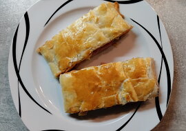 Pizza závin s olivami a zeleninou