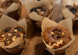 Muffiny z jablečného těsta