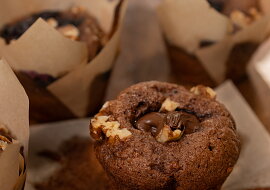 Muffiny z jablečného těsta