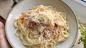 Špagety à la carbonara