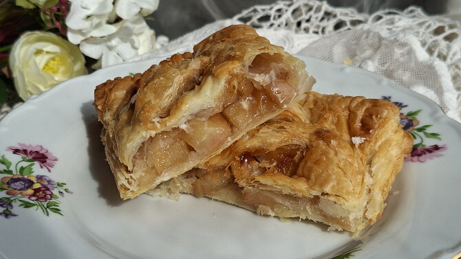 Jablečné taštičky z horkovzdušné fritézy