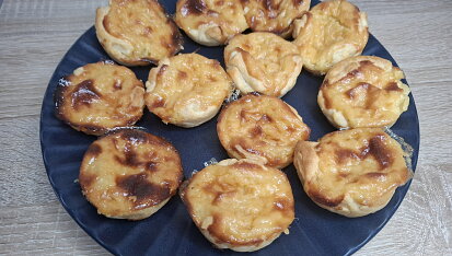 Portugalské pasteis de nata