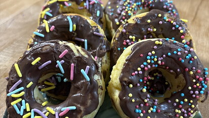Donuty pečené ve formě