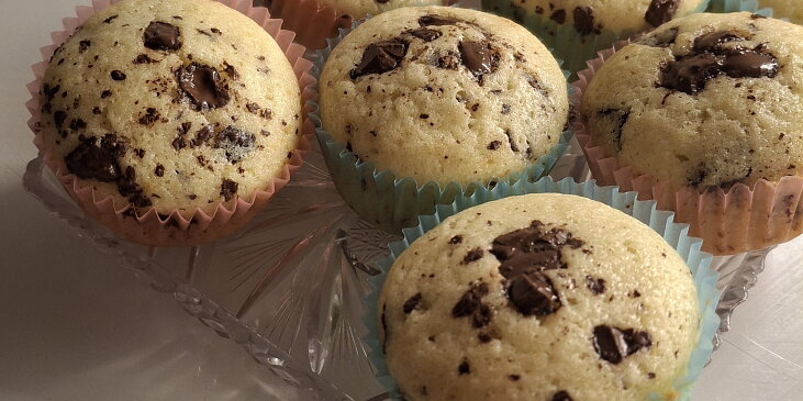 Muffiny s kousky čokolády