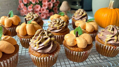 Dýňové cupcakes