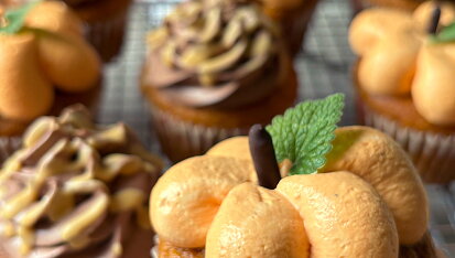 Dýňové cupcakes