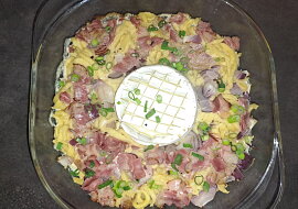 Špecle se slaninou