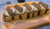 Biscoff roláda s banánem