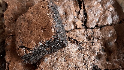 Brownies čokoládovo-kakaové, brownies