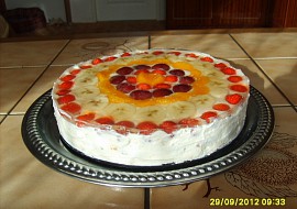 ovocený dort s mascarpone
